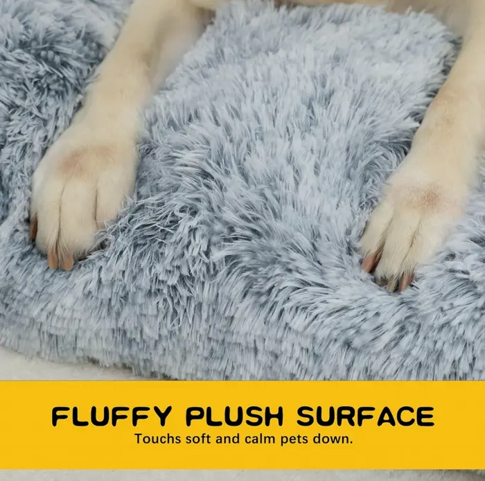 Spacious Dog Bed Ideal for Mid-Sized Pets & Felines - Warming, Anti-Slip, Comfy