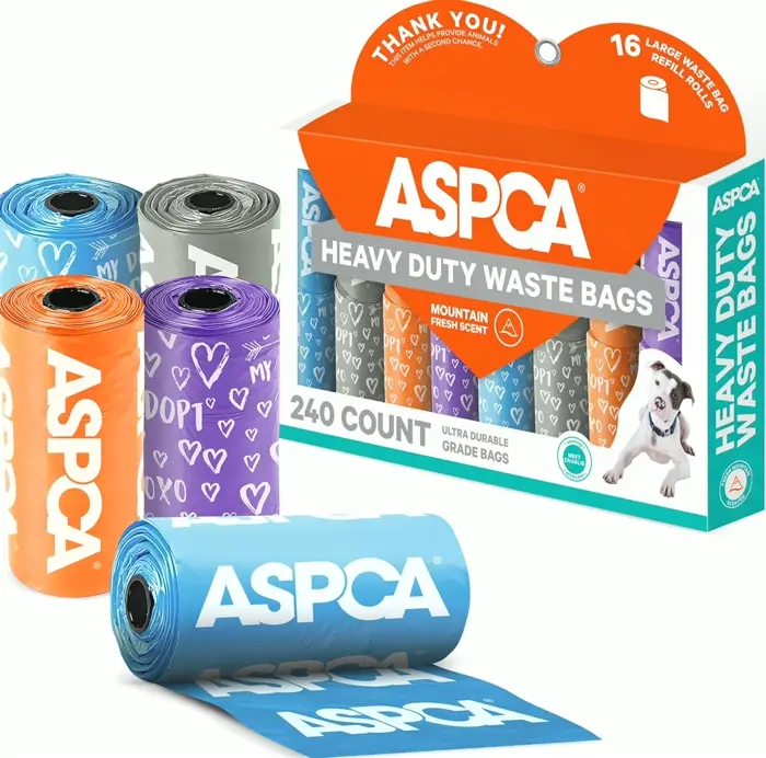ASPCA Dog Poop Bags, 240 Pieces 16 Sets, Fresh Scent