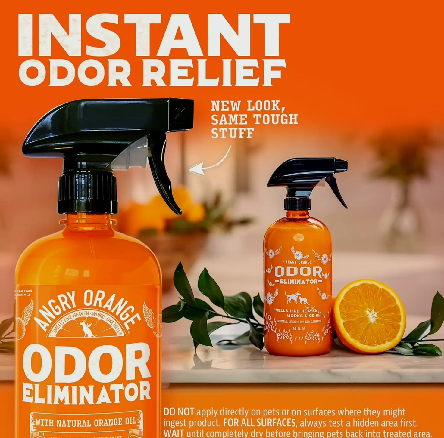Furious Citrus Pet Smell Eliminator - Powerful Citrus Freshener