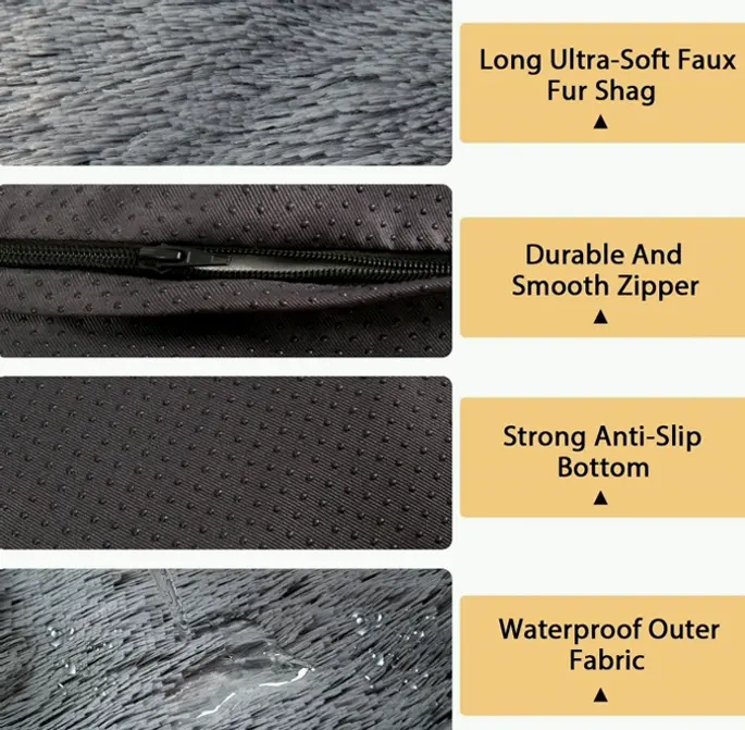 4-in-1 Calming Pet Couch with Washable Cover