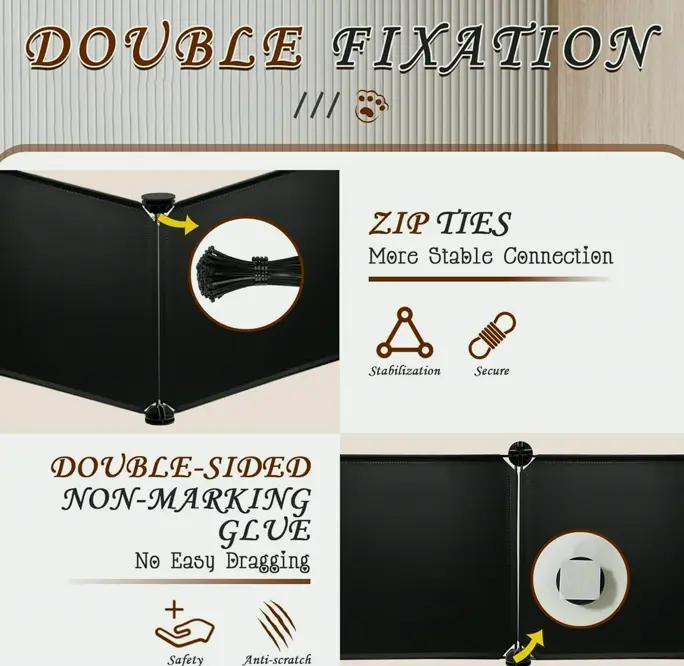 Under Couch Pet Blocker 7pcs - Durable & Interchangeable