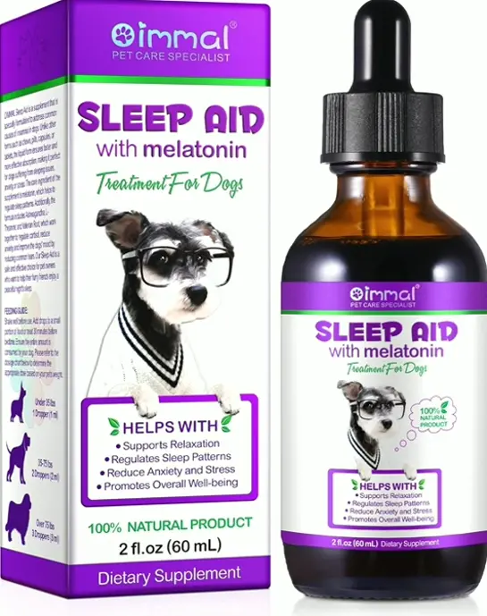 Dog Calming Aid with Relief Drops - 2 Fl Oz, Bacon Flavor