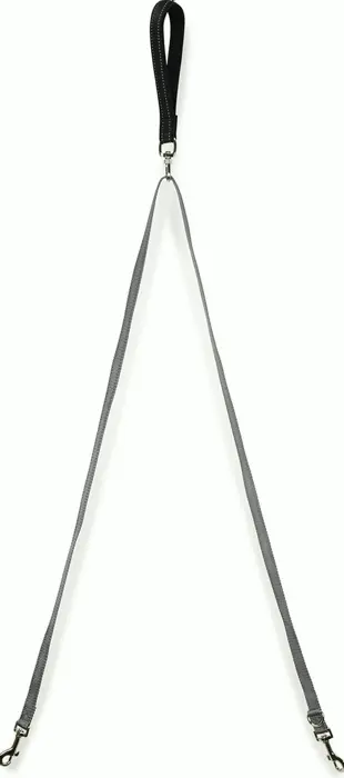 Pet Safety Dual Point Control Lead, Padded and Shiny Fabric