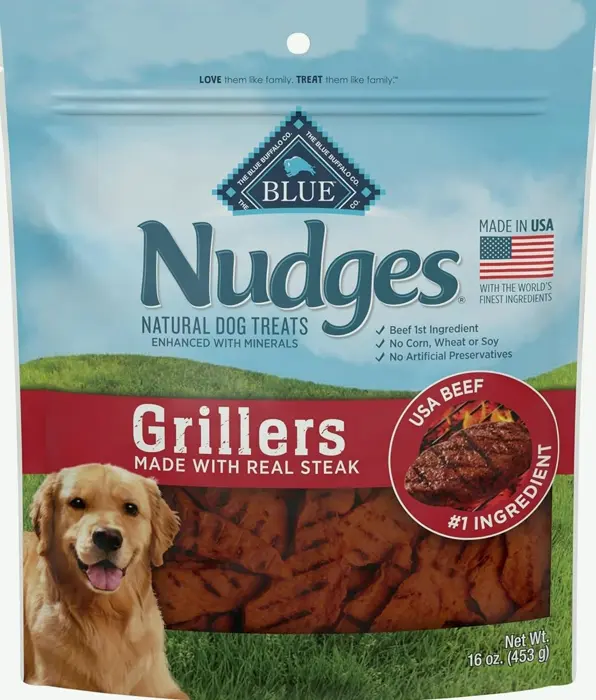 Cobalt Buffalo Teasers Grillers Pet Snacks, Beef, 16 oz Pack