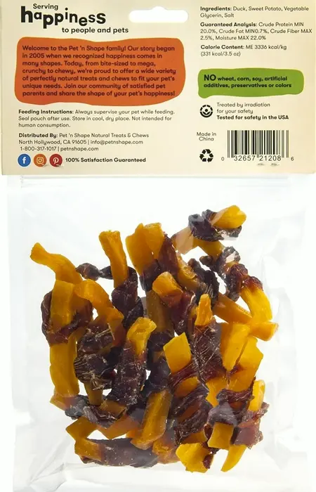 Dog Sweet Potato Jerky Treats - 8 oz