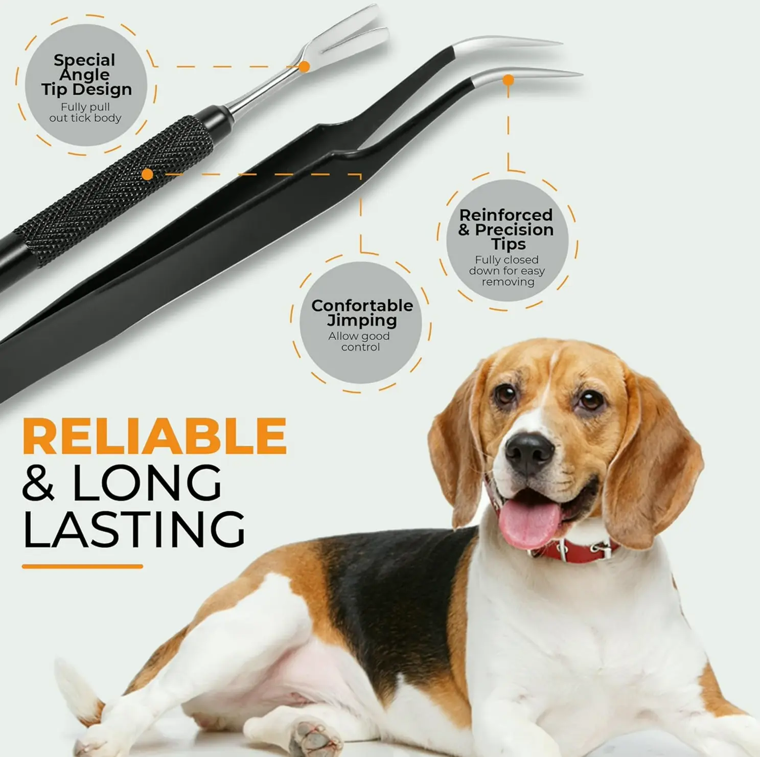 Premium Tick Remover, Ideal for Pets & Humans