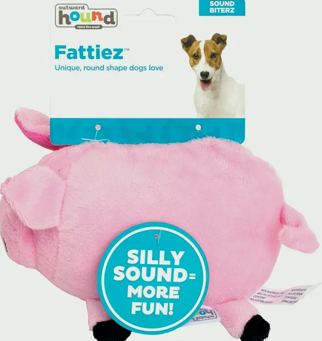 Outward Hound Soft Pig Dog Toy, Small