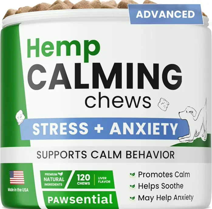 Premium Hemp Calming Chews - Anxiety Ease for Dogs