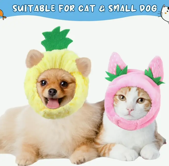 Cute Cat Hats Pack - Strawberry