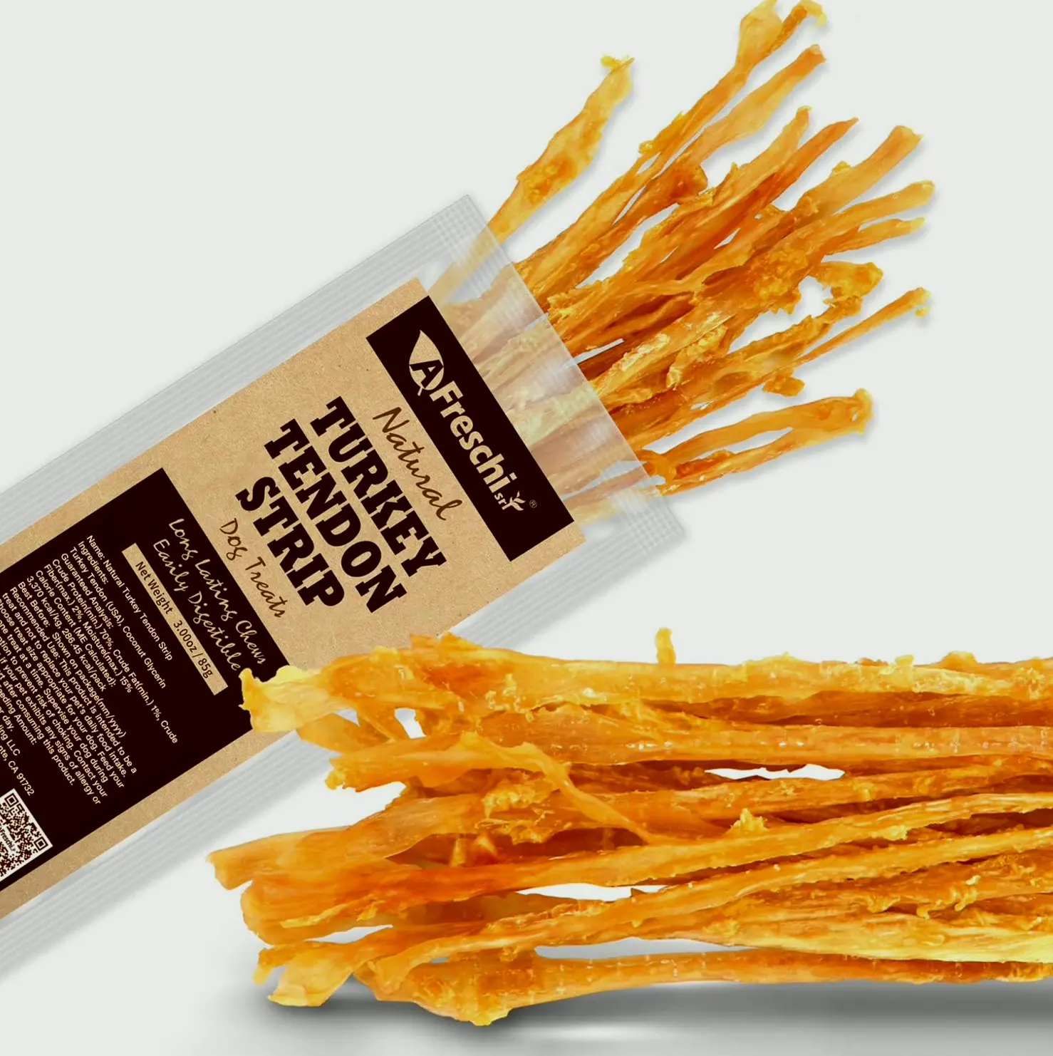 Turkey Tendon for Puppies - Organic Tooth Chew (Large Piece)