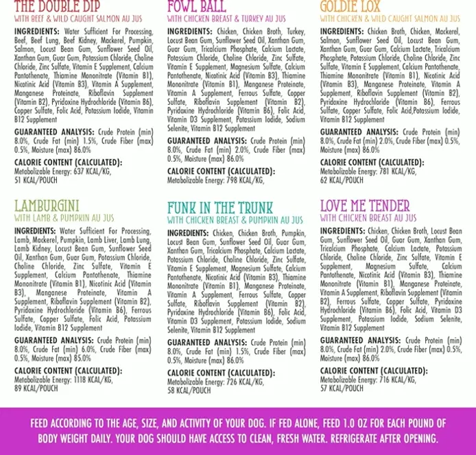 Weruva Dogs in The Kitchen Wet Food Variety Pack