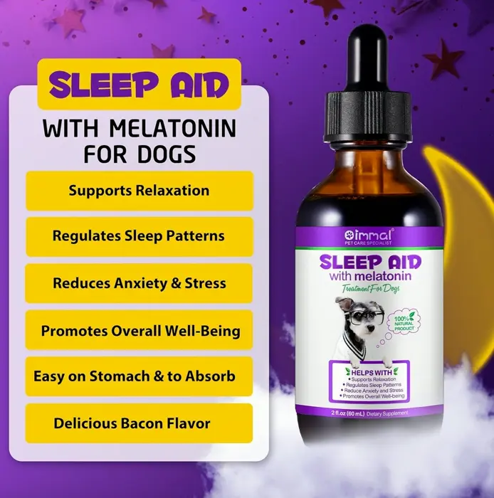 Dog Calming Aid with Relief Drops - 2 Fl Oz, Bacon Flavor