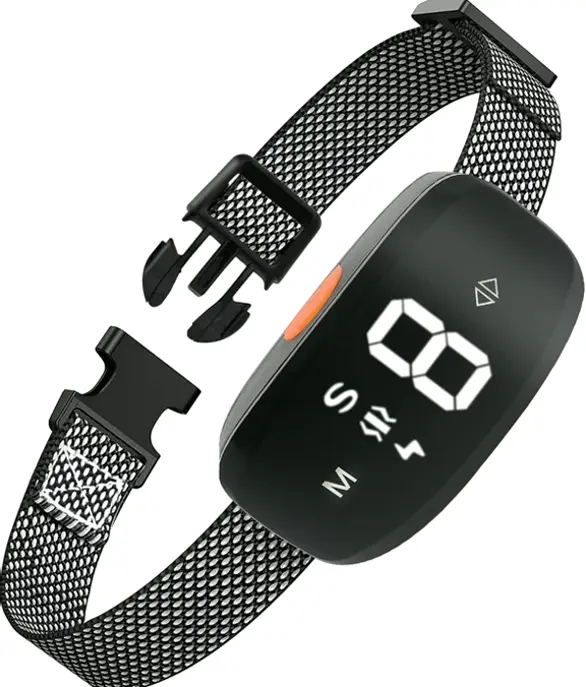 No Canine Bark Collar, Waterproof & Reusable, Customizable Sensitivity