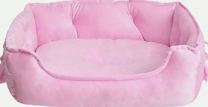 Adorable Princess Pet Cushion, Comfortable Bow Bed for Tiny Pets