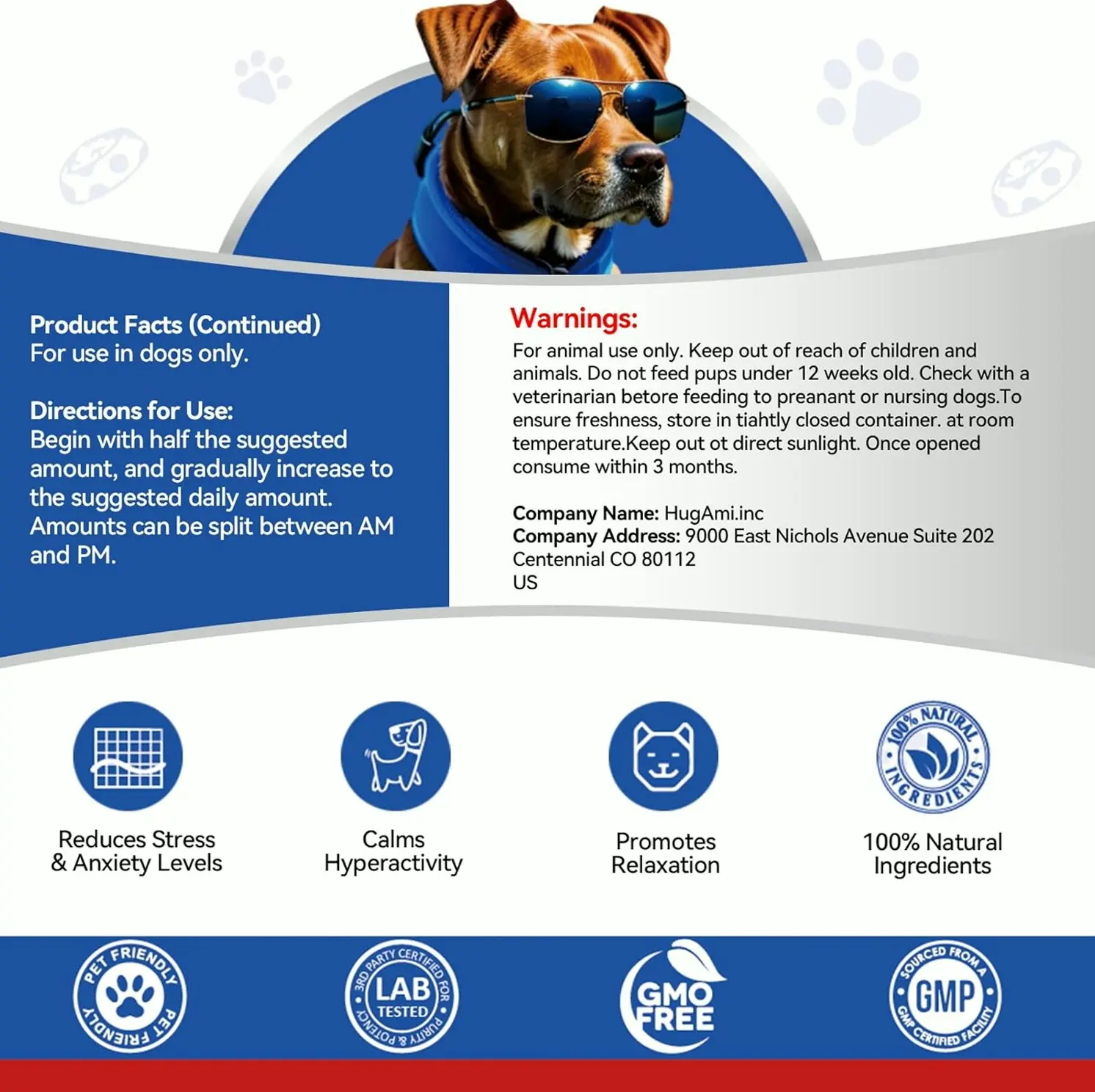 Calming Chews for your Dogs - All Natural Components