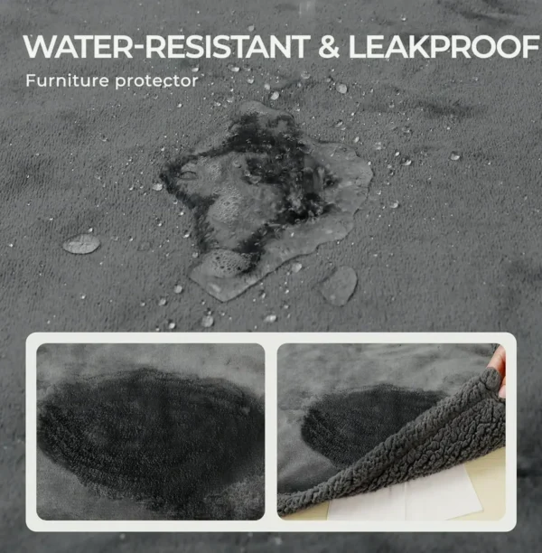 Liquid-proof Pet Blanket – Reversible Fleece Cover