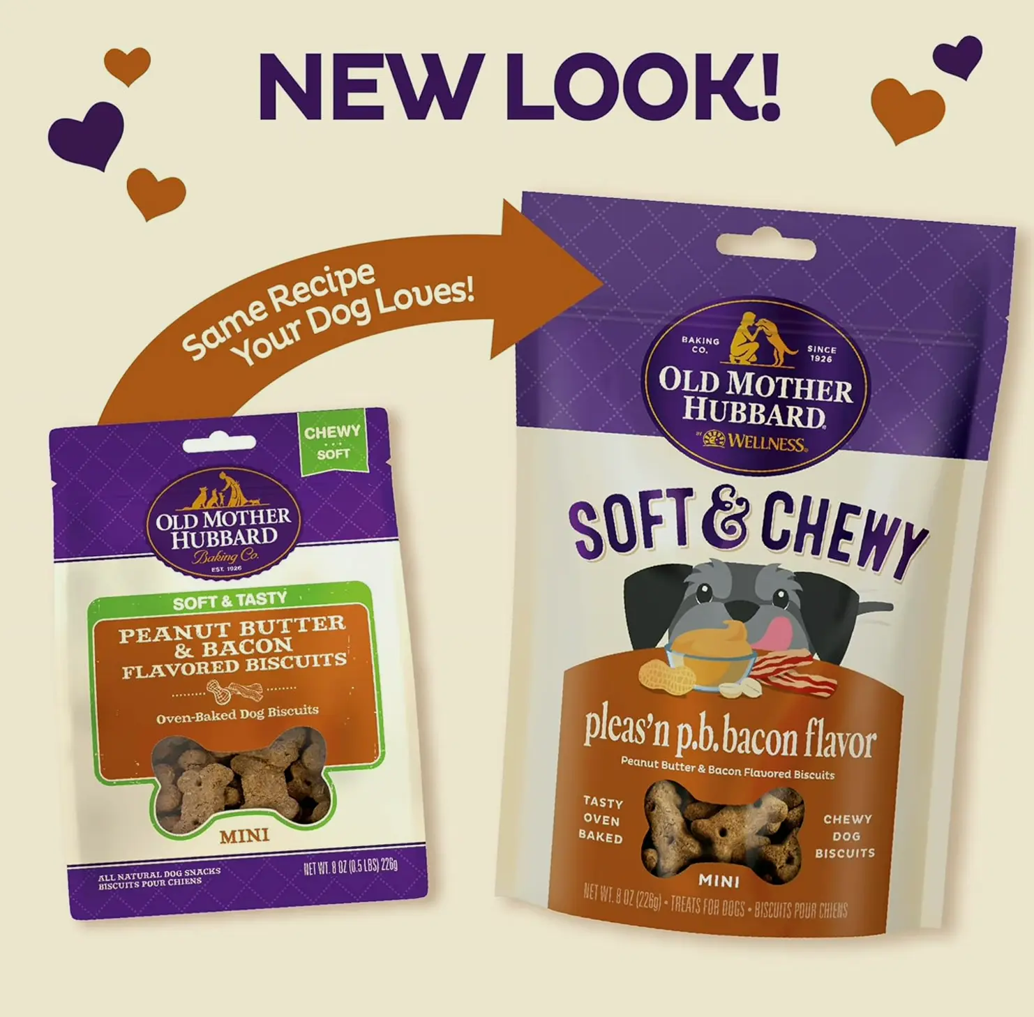 Wellness Soft Treats, Small Portion, 8 Oz Bag