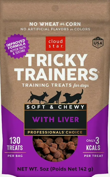 Sky Guru Chewy Dog Teaching Treats 5oz Liver Flavor