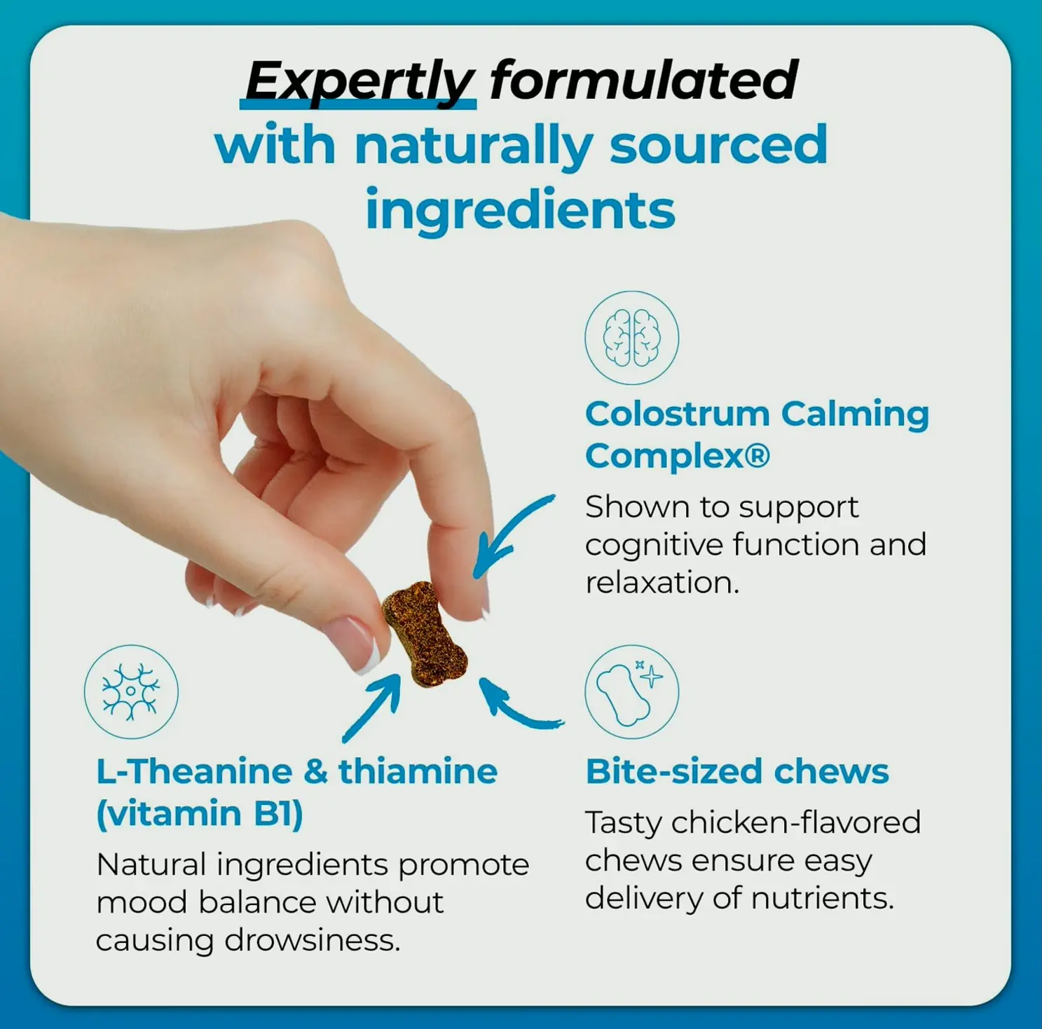 Soothing Treats for Nervous Pups - 30 Chews