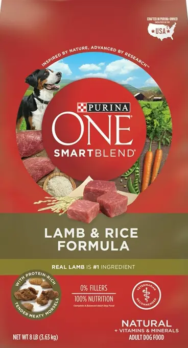 ONE Lamb & Rice Kibble Dog Meal - 8 lb. Pack