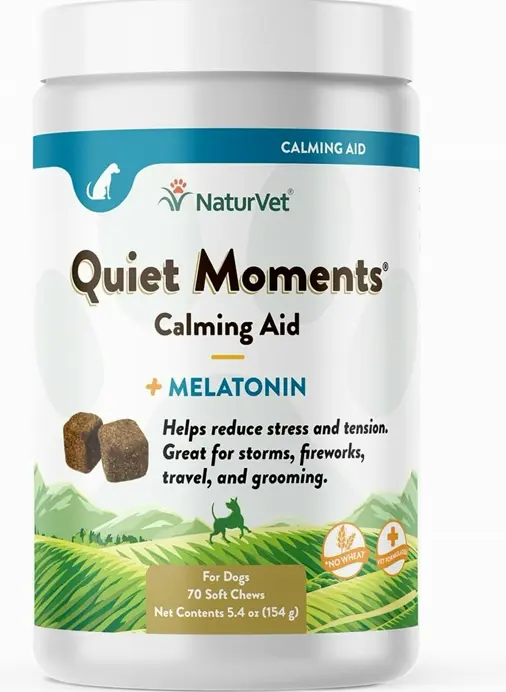 NaturVet Calming Canine Aid - 70 Soft Chews