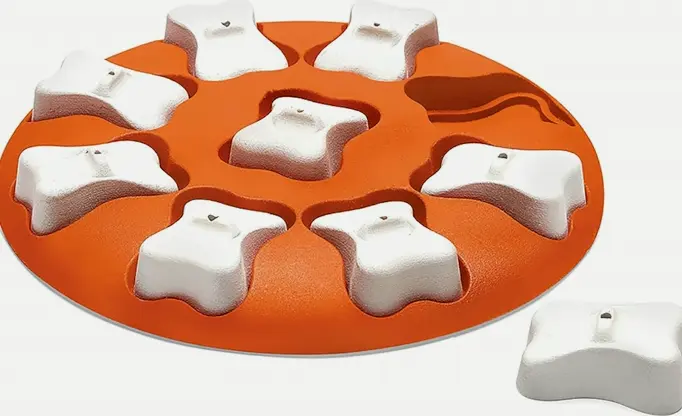 Interactive Dog Treat Puzzle Toy