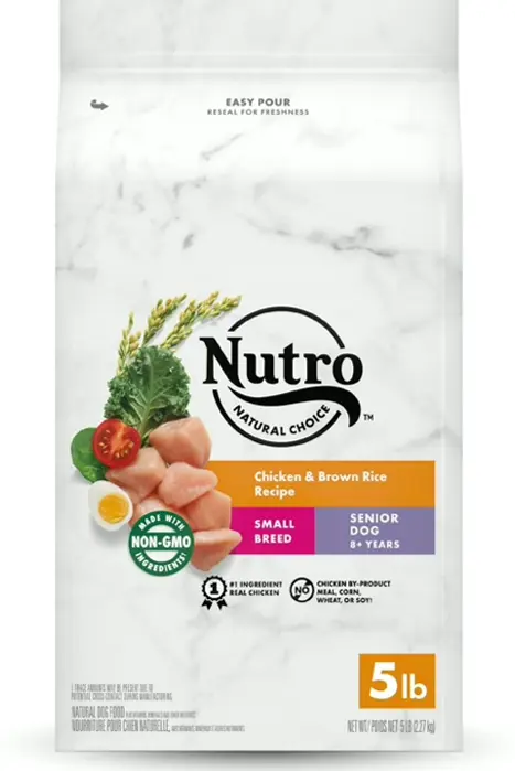 NATURAL CHOICE|Small Breed|Senior Dry Dog Food|Chicken & Brown Rice|5 lb. Bag