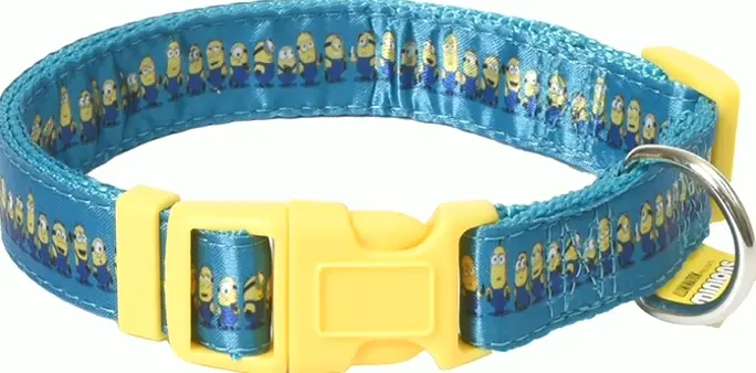 Despicable Me Pet Neckband, Small, Colorful Minions Design
