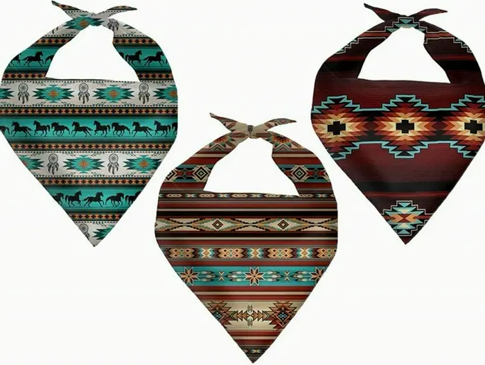 Tribal Dog Scarves Set 3pcs