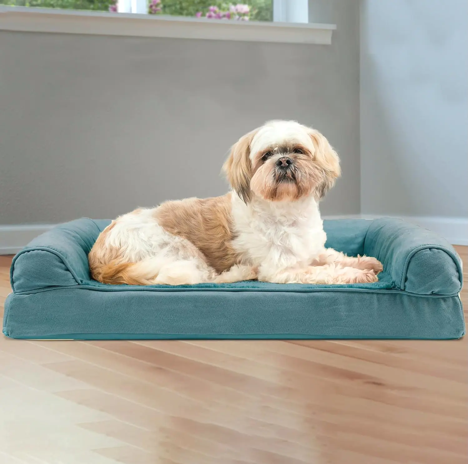 FurHaven Supportive Dog Bedding w/ Washable Cover
