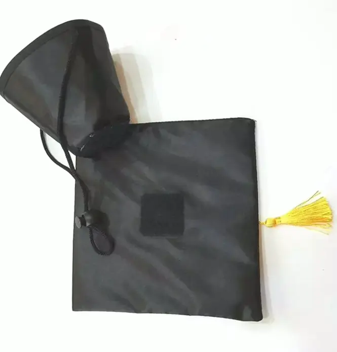 Pet Graduation Hat with Yellow Fringe