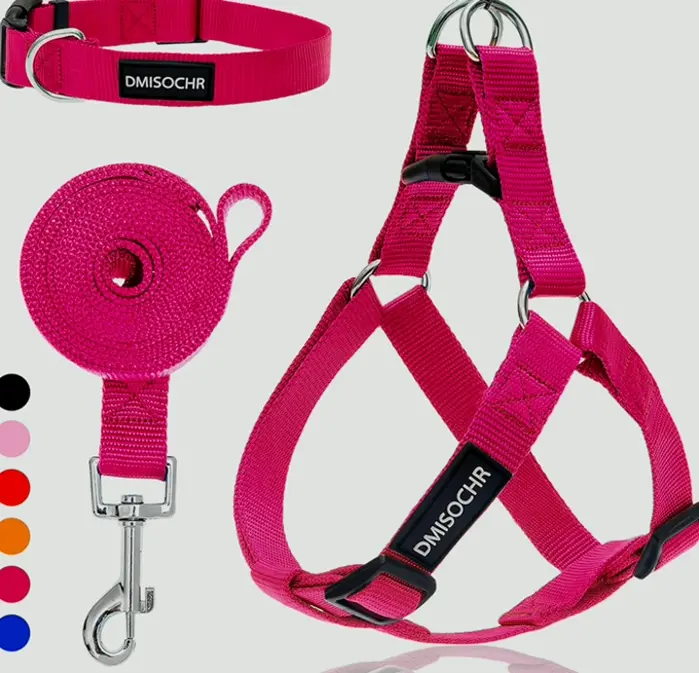 Tug-Free Dog Harness Set for Small to Large Dogs