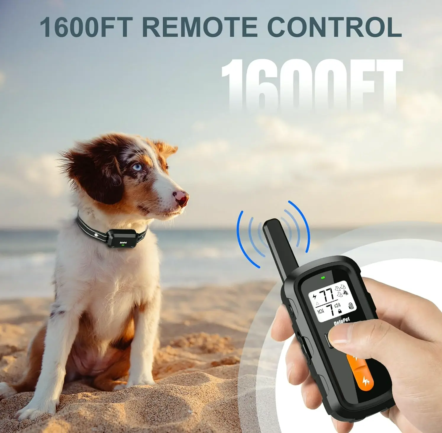 Dog Teaching Device - Wireless Control, 1600FT, Water-Resistant