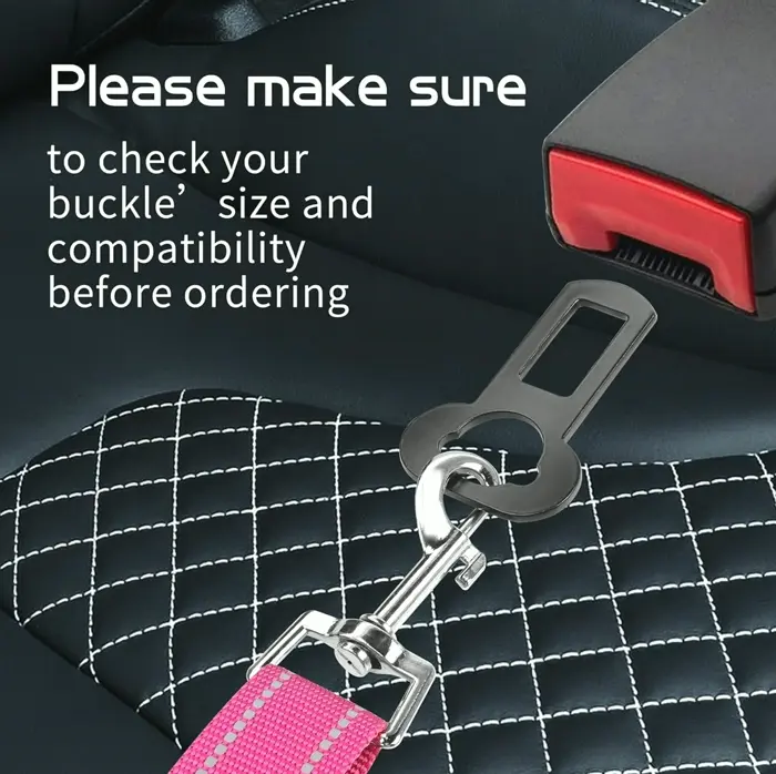 Pet Safety Harness Clips, Adjustable and Reflective