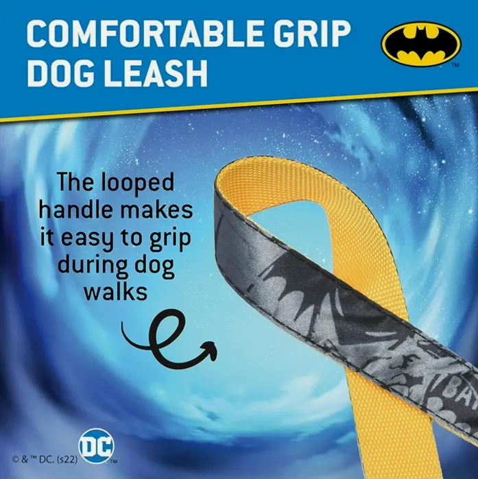 Classic Dark Knight Dog Leash - 6 ft