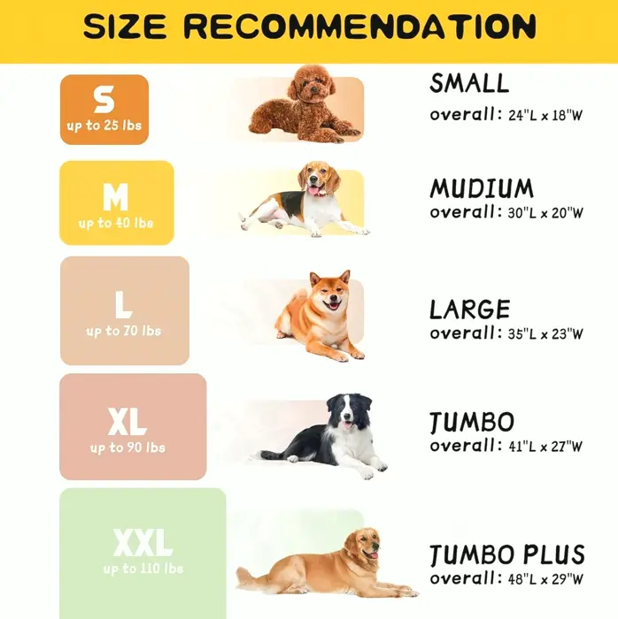 Spacious Dog Bed Ideal for Mid-Sized Pets & Felines - Warming, Anti-Slip, Comfy