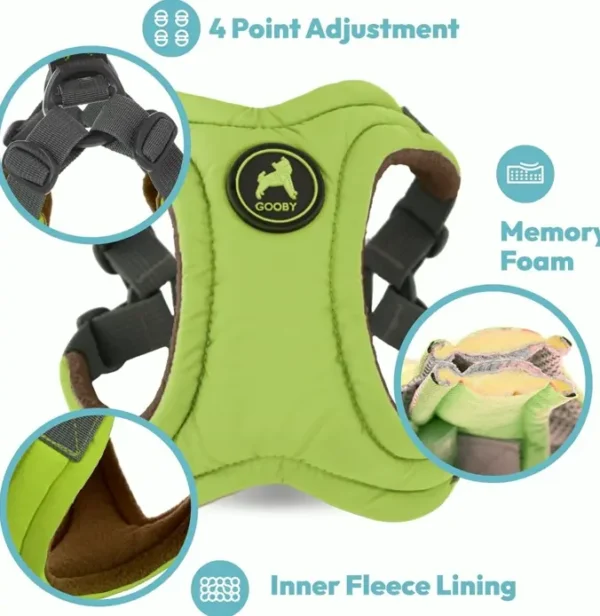 Non-Escape Comfort Foam Dog Harness - Big Red