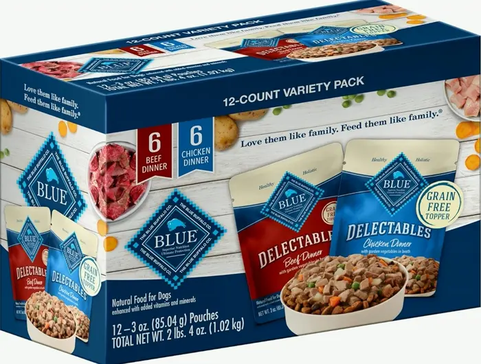 Blue Buffalo Delights No-Grain Wet Dog Food Pack