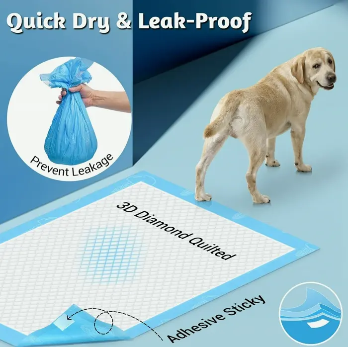 36x36in Dog Pee Pads - Super Absorbing, Marine Fragrance (Pack Count)