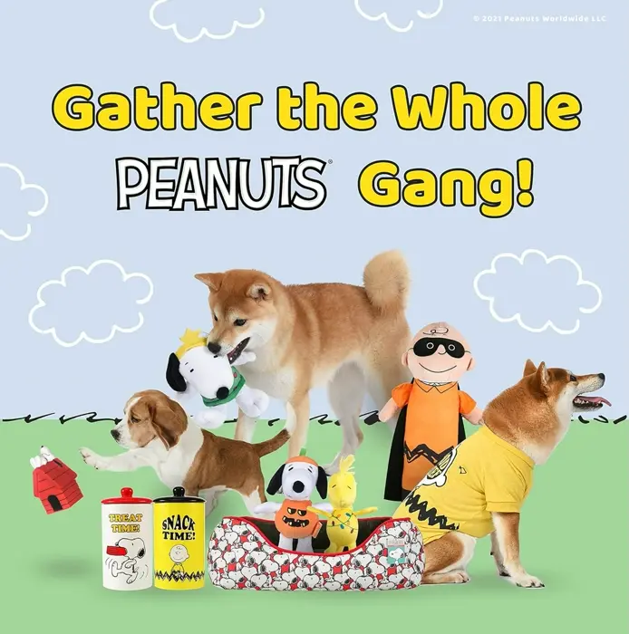 Peanuts Dog Bandana, Comfortable Clothing for All Dogs