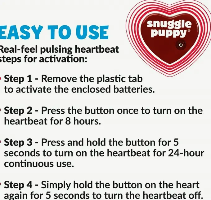 SmartPetLove Cuddle Pup Heartbeat Dog Toy