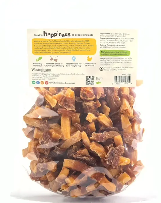 Natural Wrapped Chicken Sweet Potato Treats - Forty-Two Ounce