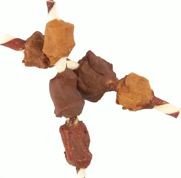 Flavorful Rawhide Kabobs for Canines, 24 oz 36 pieces Double Pack