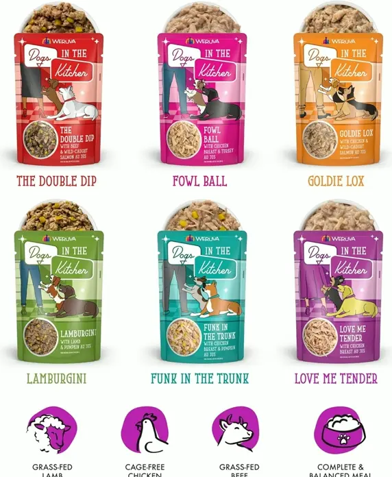 Weruva Dogs in The Kitchen Wet Food Variety Pack