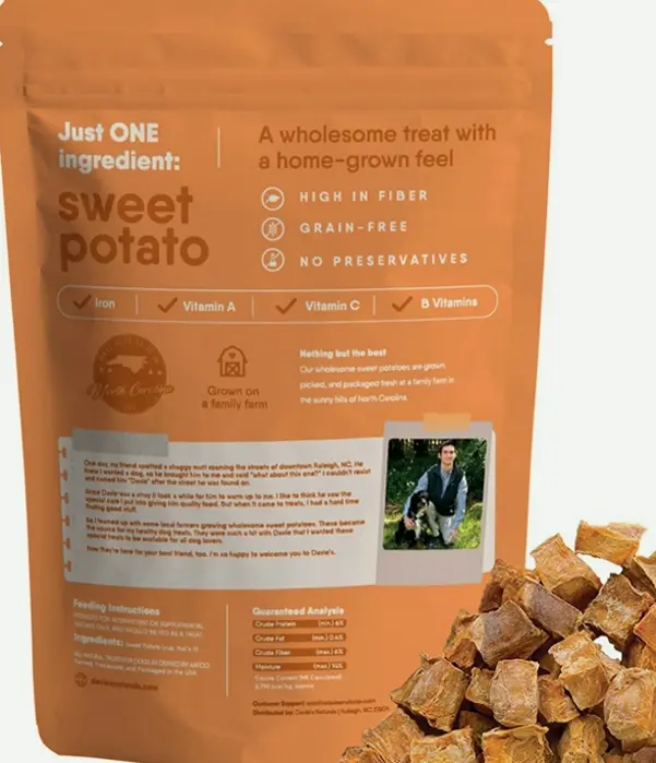 Wholesome Veggie Dog Treats for Training - No Grains