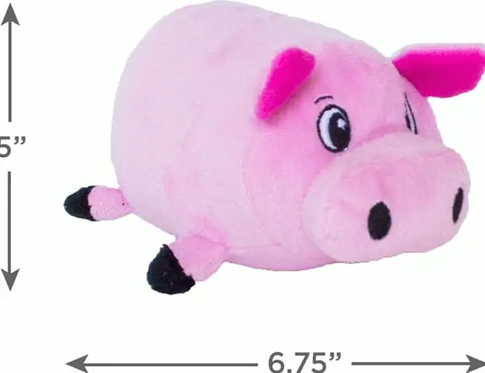 Outward Hound Soft Pig Dog Toy, Small