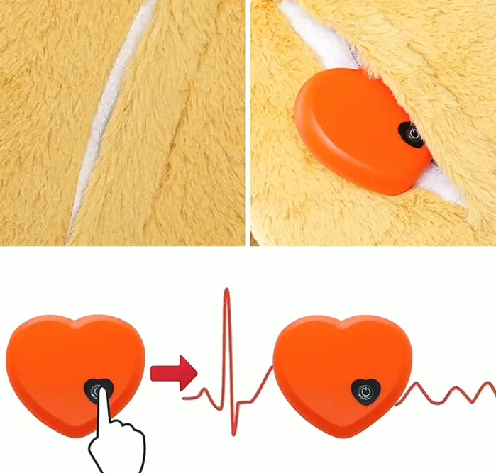 Dog Comfort Toy (Medium, Yellow)