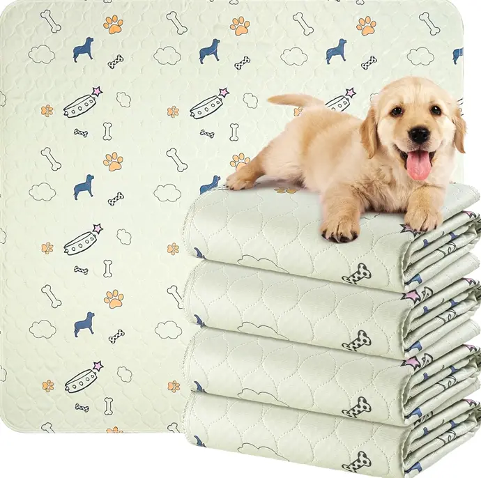 Washable Dog Urine Pads Waterproof - 4 Pack