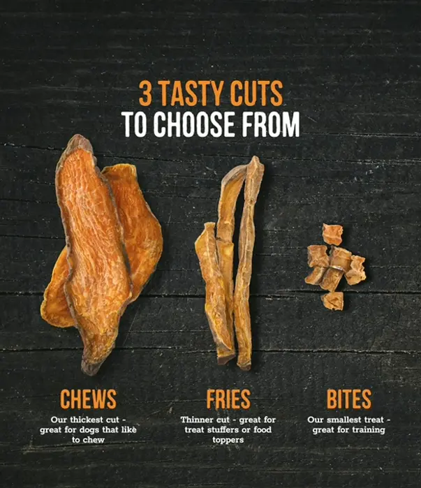 Wholesome Yam Pet Treats, 8 oz