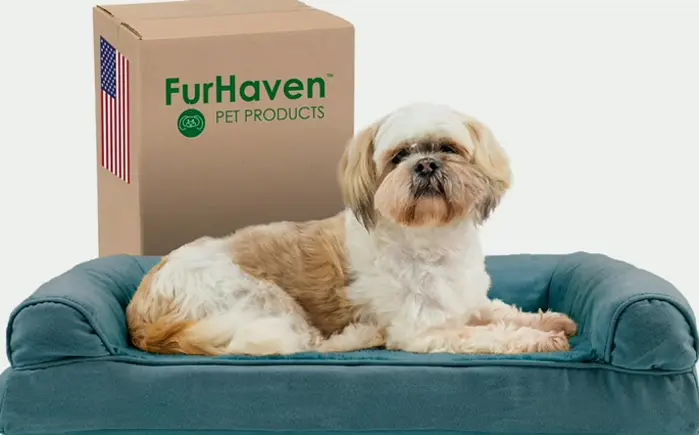 FurHaven Supportive Dog Bedding w/ Washable Cover